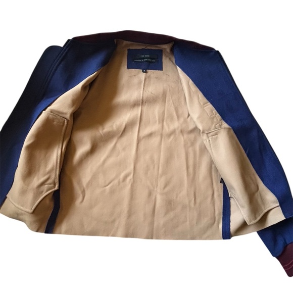 Pyer Moss Navy Varsity Jacket NYC Embroidered
Letterman Bomber Size Small - Picture 4 of 14